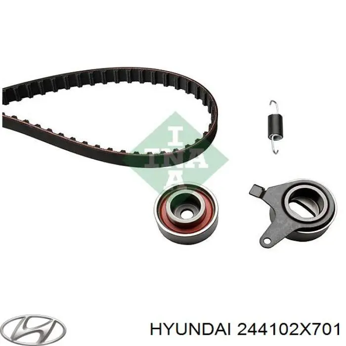 Ролик натяжителя ременя газорозподілу Hyundai/Kia 244102X701 ціна, від 10.20 USD