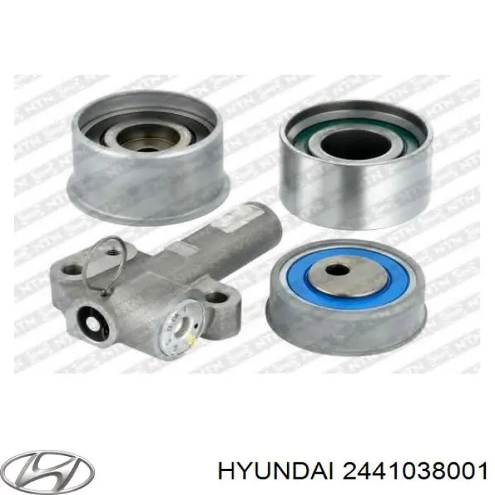 Натягувач ременя ГРМ Hyundai/Kia 2441038001 ціна, від 42.38 USD