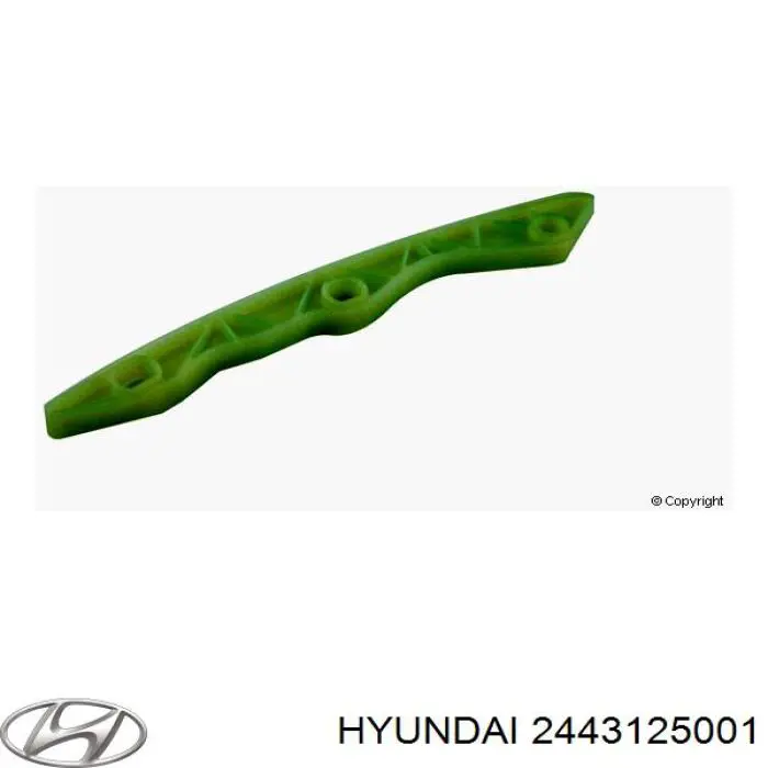 Купити 2443125001 Hyundai/Kia Заспокоювач ланцюга ГРМ