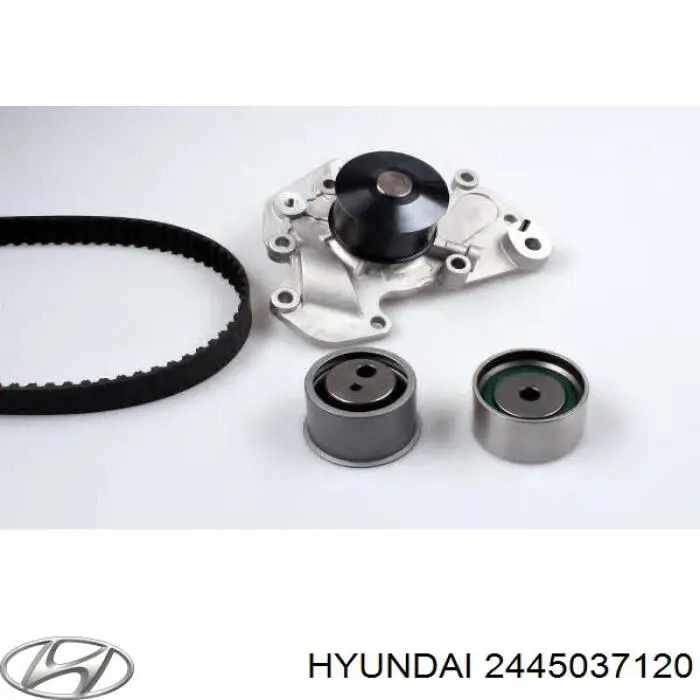 2445037120 Hyundai/Kia ролик натягувача ременя грм