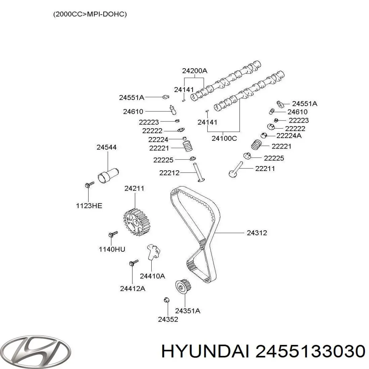 Рокер клапана Hyundai/Kia 2455133030 ціна, від 6.97 USD