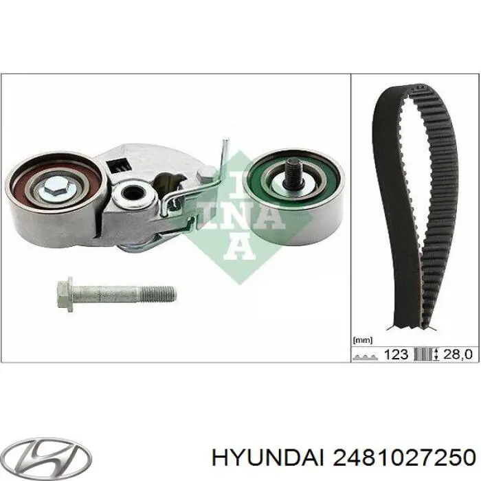 Ролик паразитний ГРМ 2481027250 Hyundai/Kia