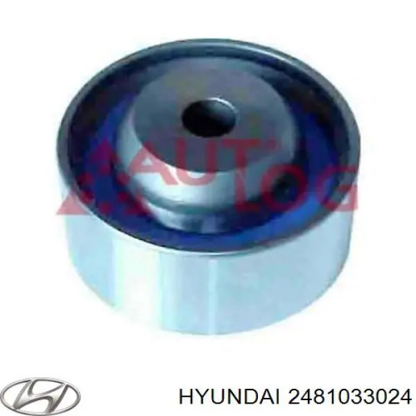 2481033024 Hyundai/Kia ролик ременя грм, паразитний