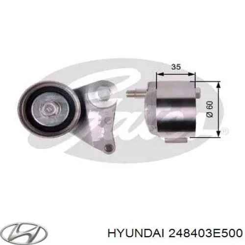 Купити 248403E500 Hyundai/Kia Натяжний ролик