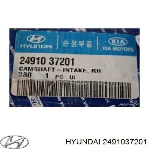2491037201 Hyundai/Kia Розподільний вал двигуна впускний правий