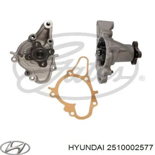 Помпа водяна, (насос) охолодження 2510002577 Hyundai/Kia