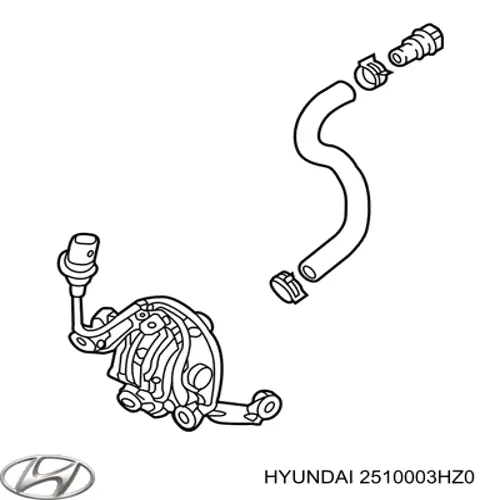 2510003HZ0 Hyundai/Kia Водяний насос охолодження електро додатковий