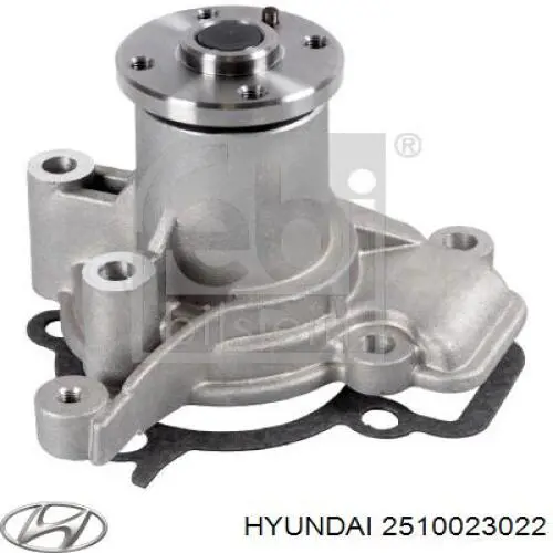 Помпа охолодження Hyundai/Kia 2510023022 ціна, від 32.92 USD