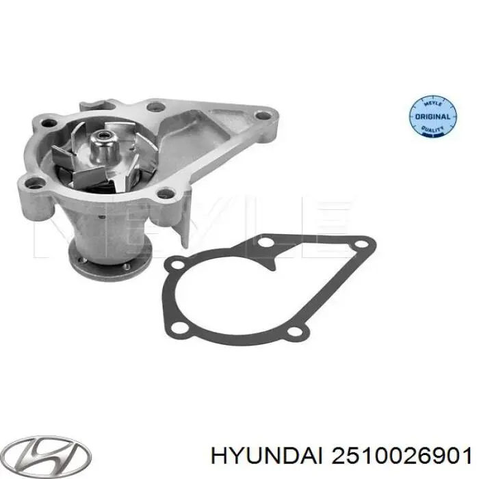 Помпа водяна, (насос) охолодження 2510026901 Hyundai/Kia