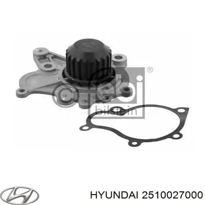 2510027000 Hyundai/Kia помпа водяна, (насос охолодження)