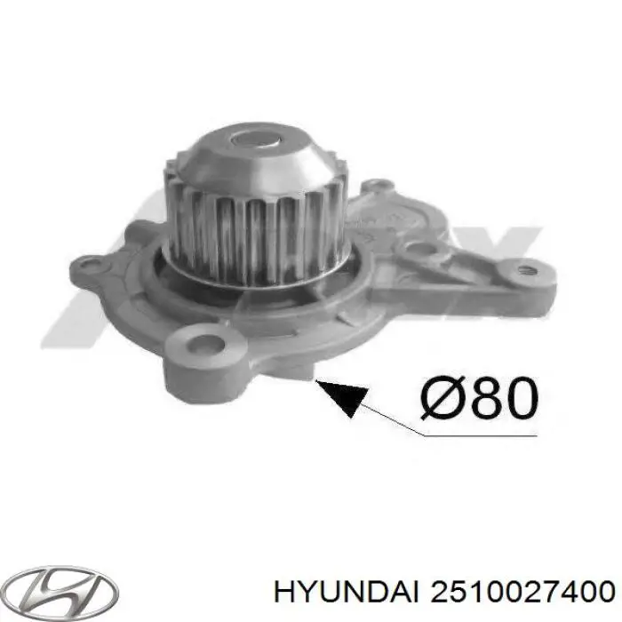 Купити 2510027400 Hyundai/Kia Насос охолоджуючої рідини
