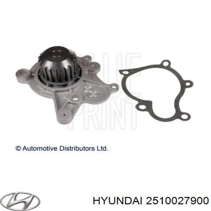 2510027900 Hyundai/Kia помпа водяна, (насос охолодження)