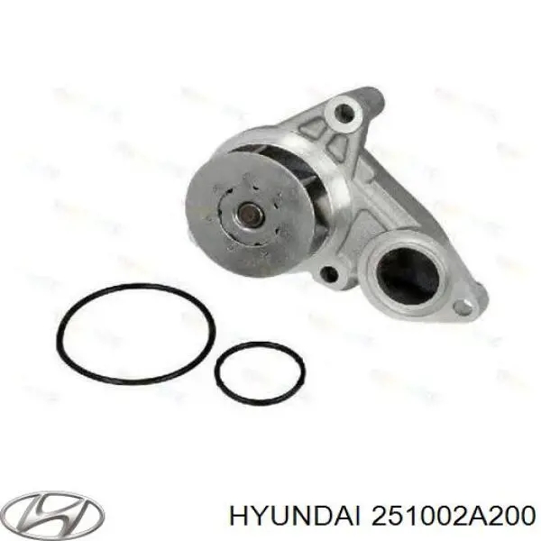 251002A200 Hyundai/Kia помпа водяна, (насос охолодження)