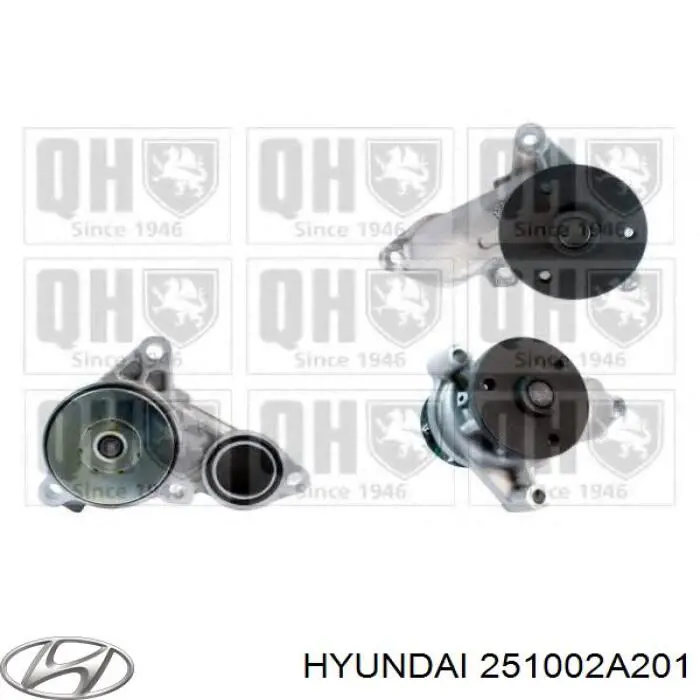 251002A201 Hyundai/Kia помпа водяна, (насос охолодження)