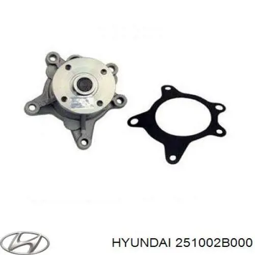 251002B000 Hyundai/Kia помпа водяна, (насос охолодження)