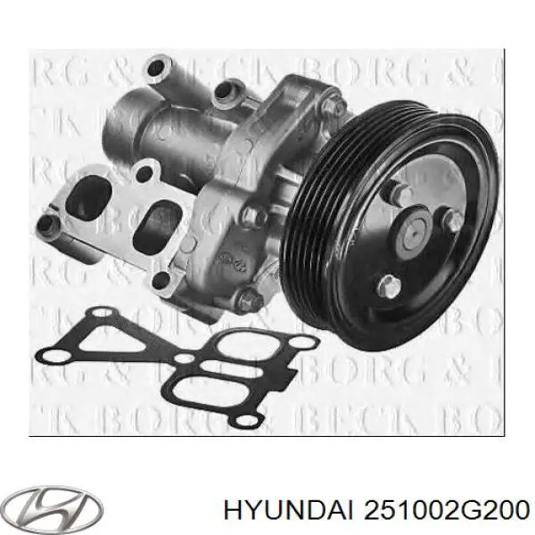 Купити 251002G200 Hyundai/Kia Насос охолоджуючої рідини