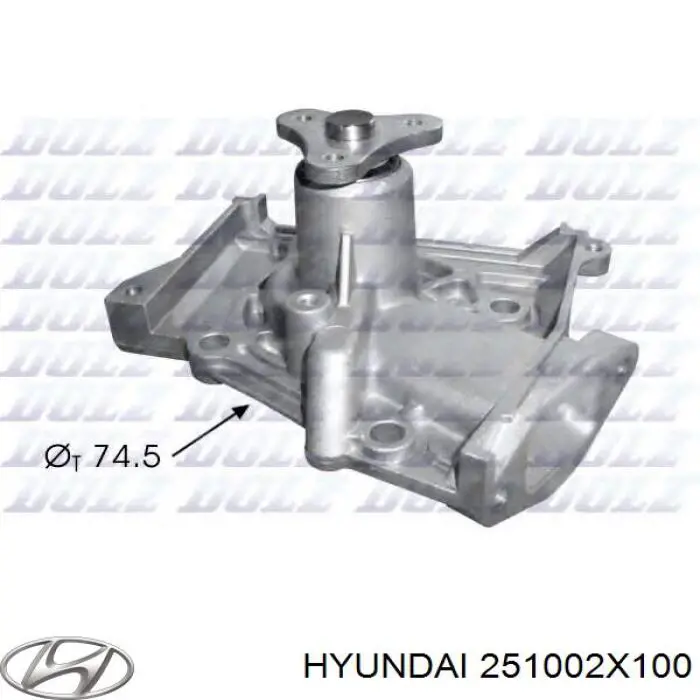 Помпа охолодження Thermotec D10316TT ціна, від 36.26 USD