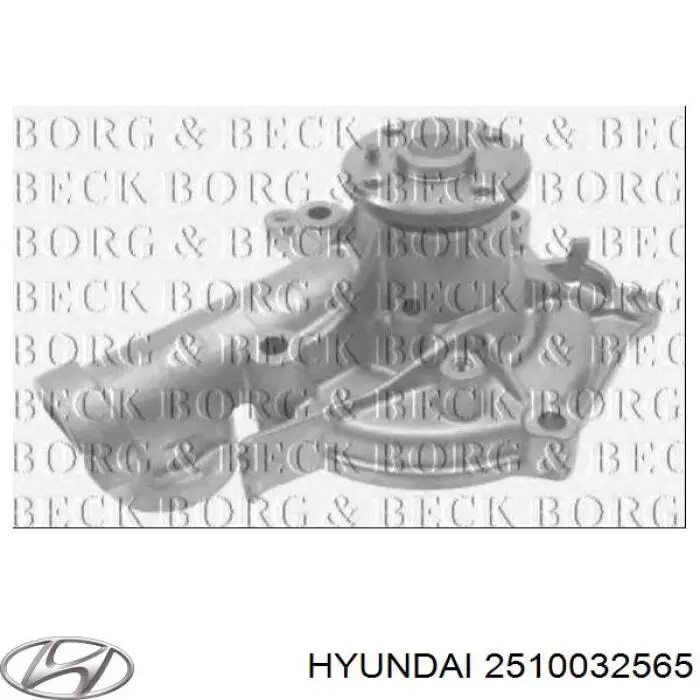 Помпа охолодження Hyundai/Kia 2510032565 ціна, від 31.03 USD