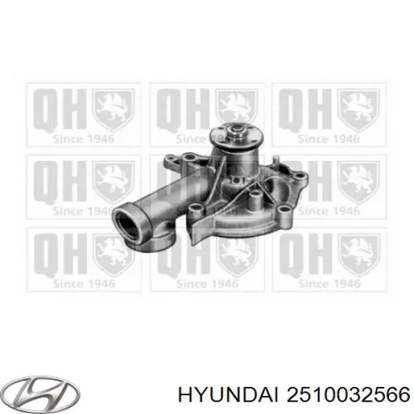 Помпа охолодження Hyundai/Kia 2510032566 ціна, від 32.93 USD