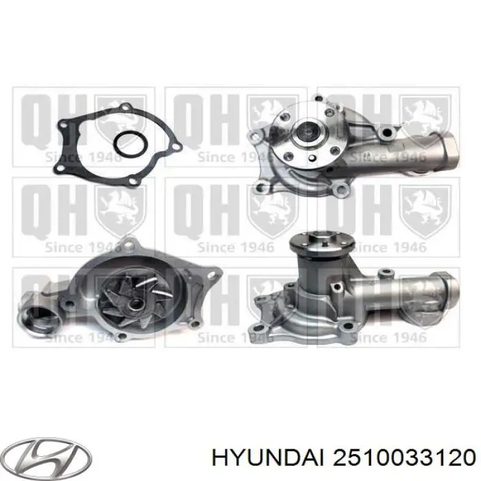 Водяний насос Hyundai/Kia 2510033120