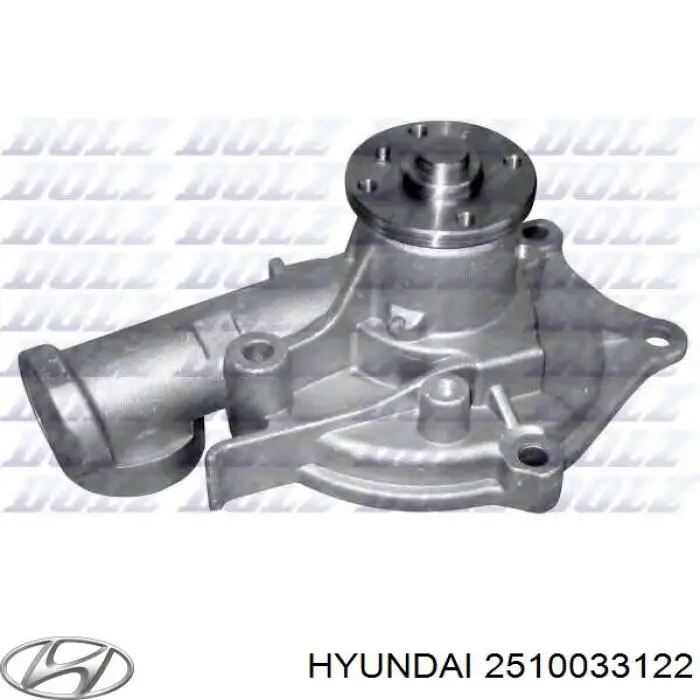 2510033122 Hyundai/Kia помпа водяна, (насос охолодження)