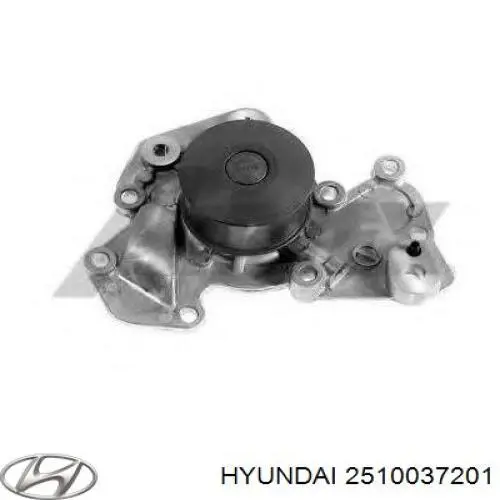 2510037201 Hyundai/Kia помпа водяна, (насос охолодження)