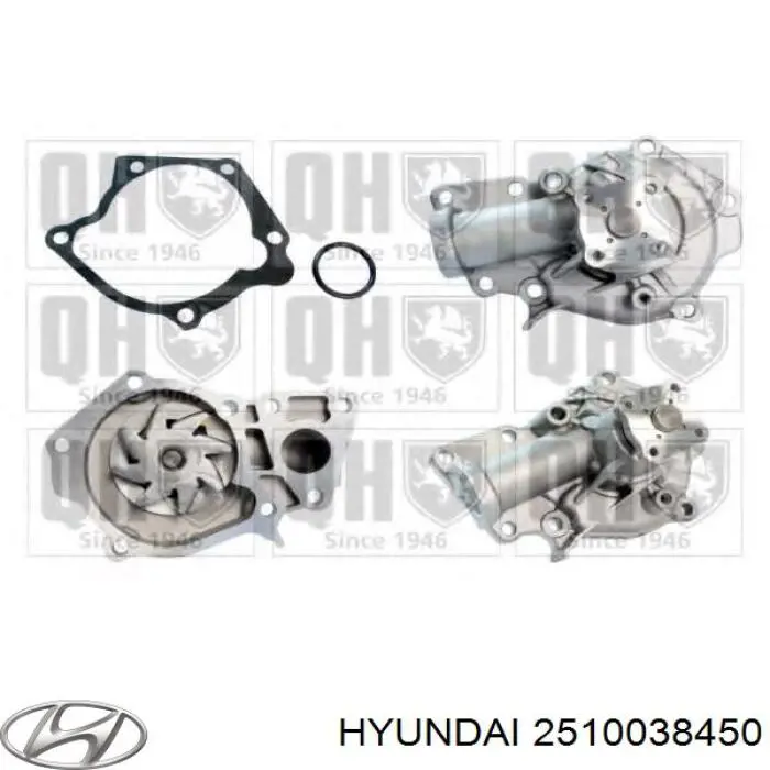 2510038450 Hyundai/Kia Насос охолодження