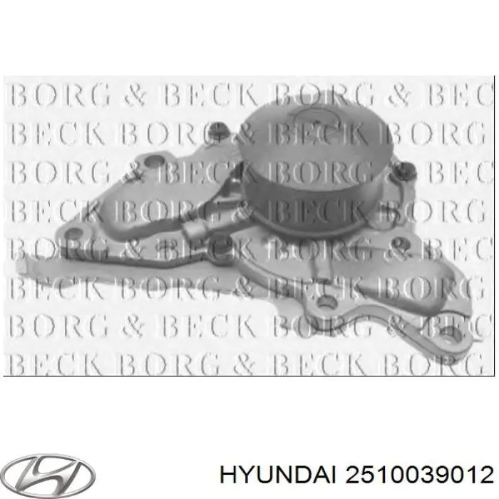 Купити 2510039012 Hyundai/Kia Насос охолоджуючої рідини