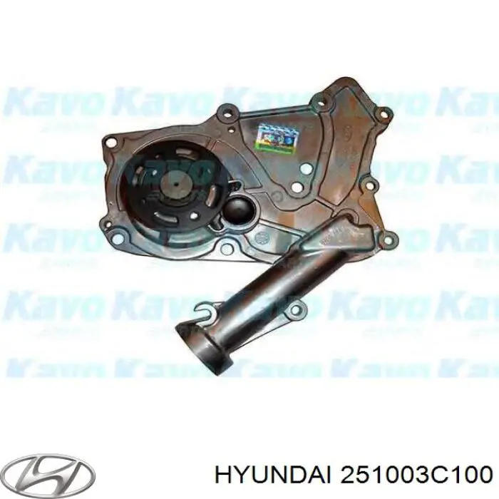 Помпа охолодження Hyundai/Kia 251003C100 ціна, від 60.07 USD