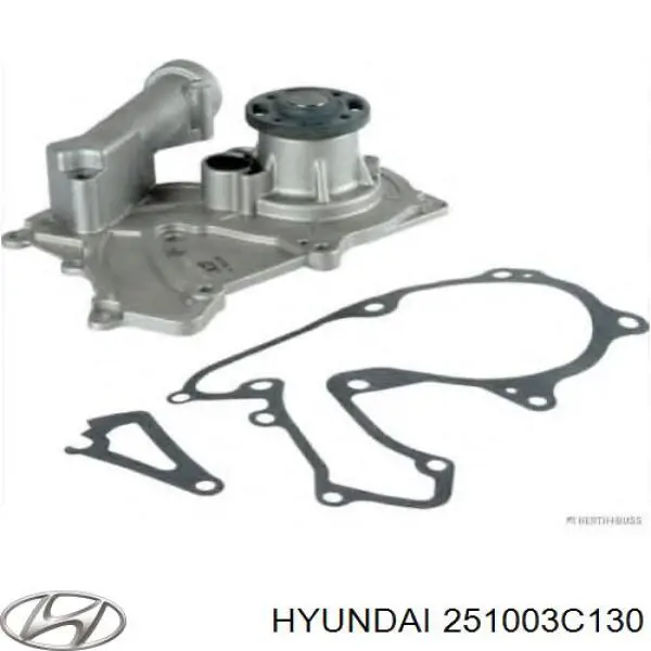 251003C130 Hyundai/Kia помпа водяна, (насос охолодження)