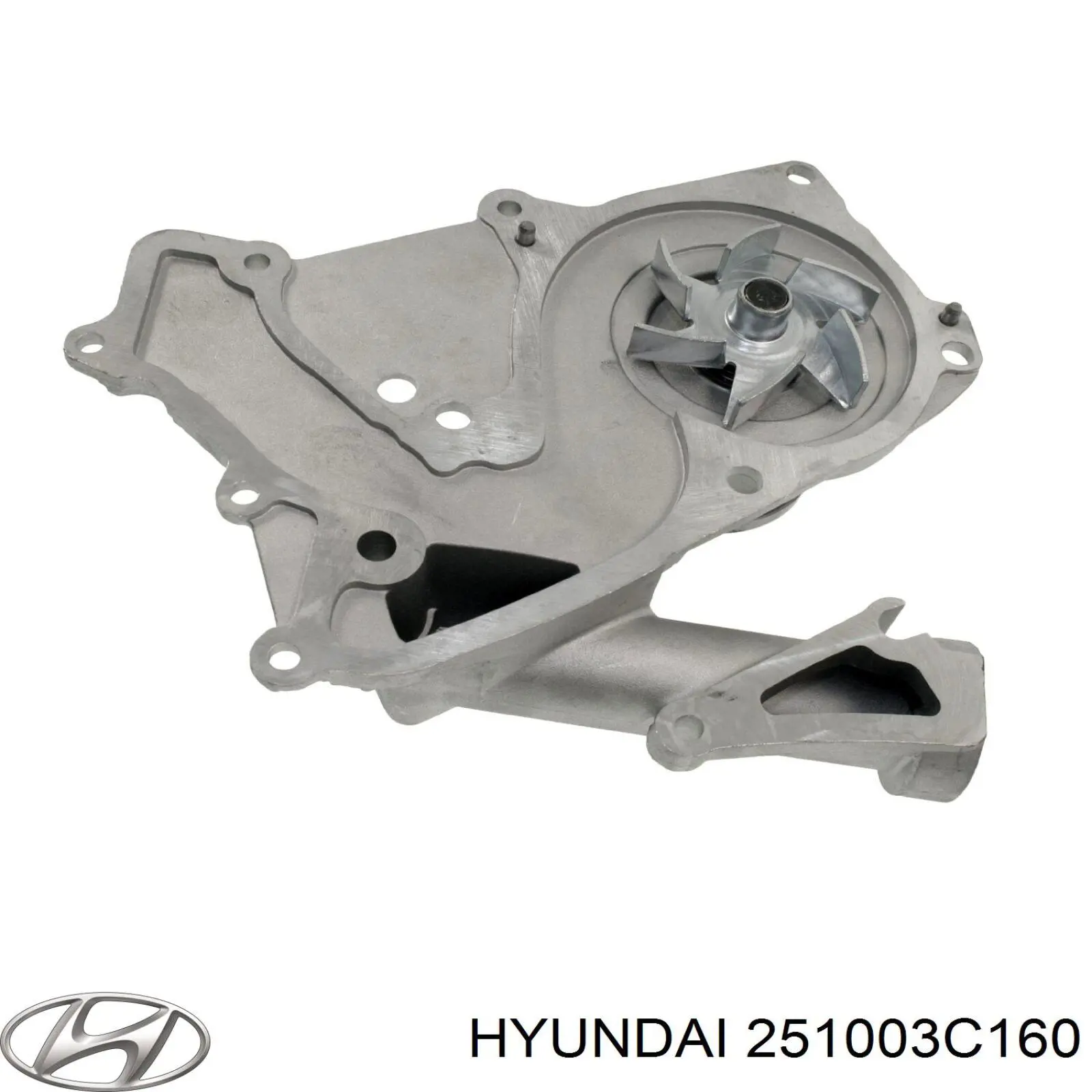 Помпа охолодження Hyundai/Kia 251003C160 ціна, від 44.34 USD