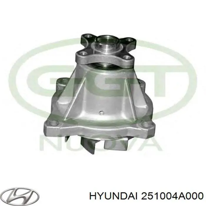 251004A000 Hyundai/Kia помпа водяна, (насос охолодження)