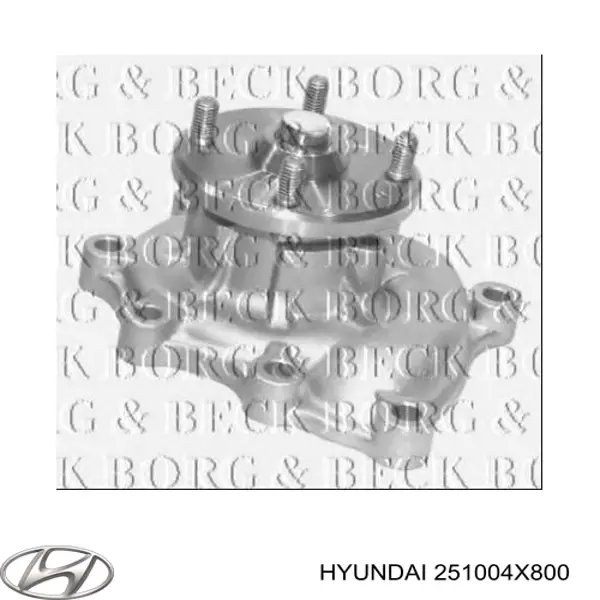 Водяний насос Hyundai/Kia 251004X800