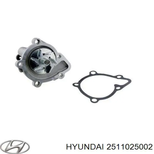 2511025002 Hyundai/Kia помпа водяна, (насос охолодження)