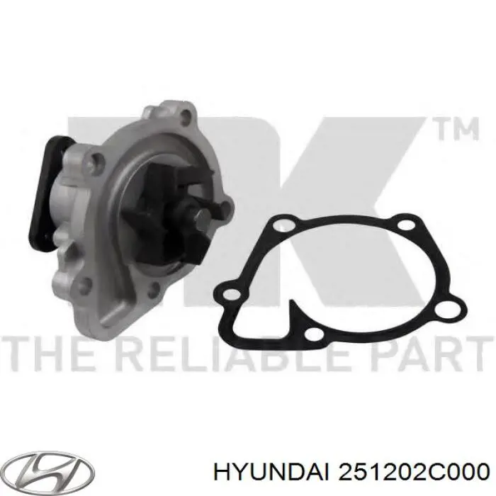 Купити 251202C000 Hyundai/Kia Насос охолоджуючої рідини