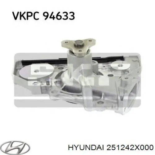 Купити 251242X000 Hyundai/Kia Прокладка водяної помпи