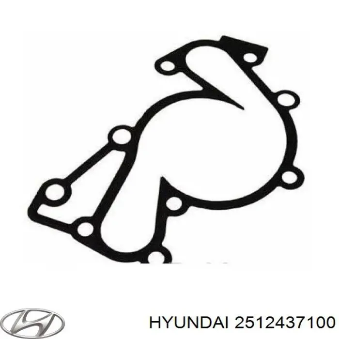 2512437100 Hyundai/Kia прокладка водяної помпи