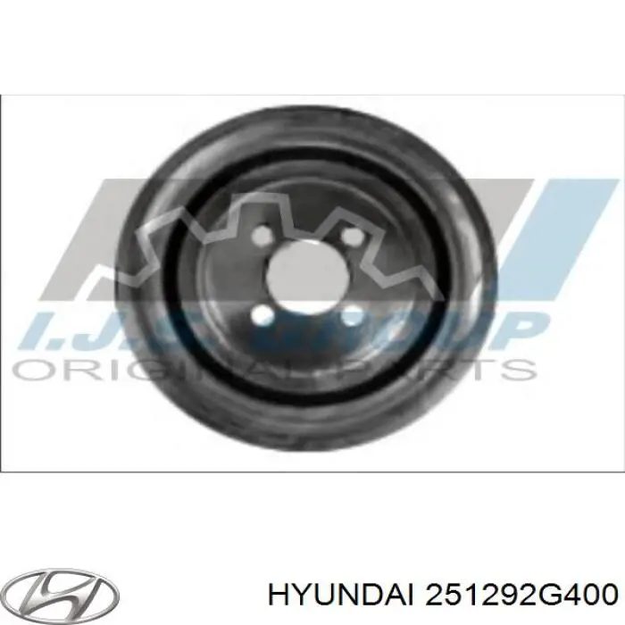 Шків водяної помпи Hyundai/Kia 251292G400 ціна, від 45.61 USD