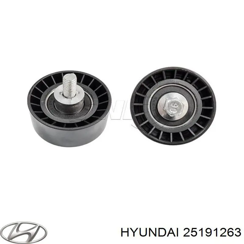 Ролик ременя ГРМ, паразитний Hyundai/Kia 25191263 ціна, від 6.17 USD