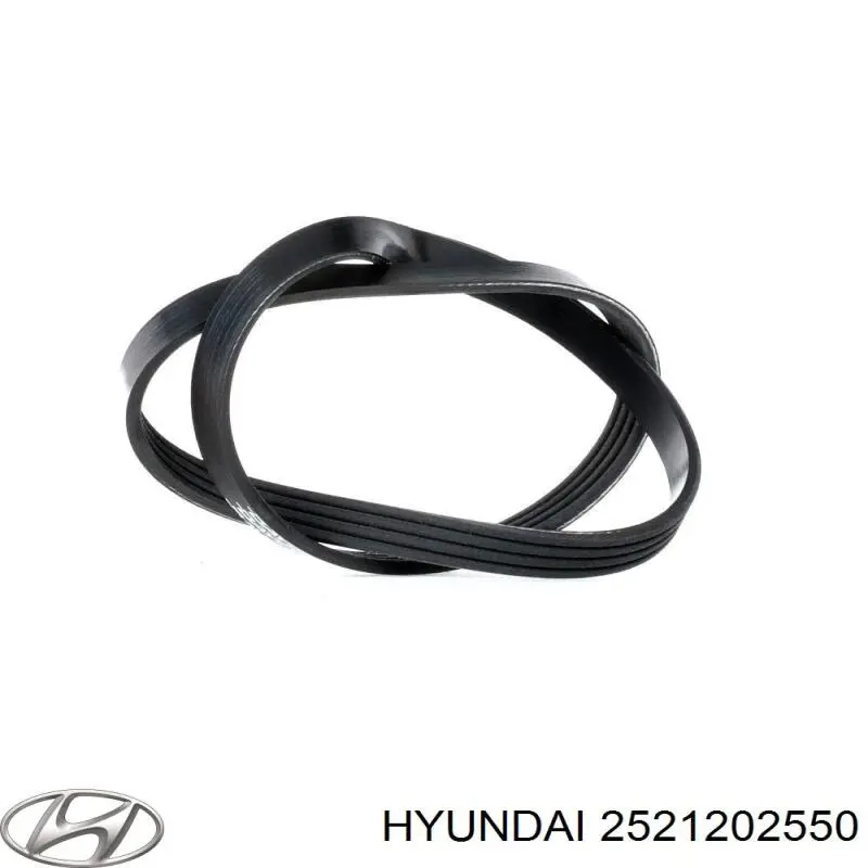 Ремінь генератора 2521202550 Hyundai/Kia