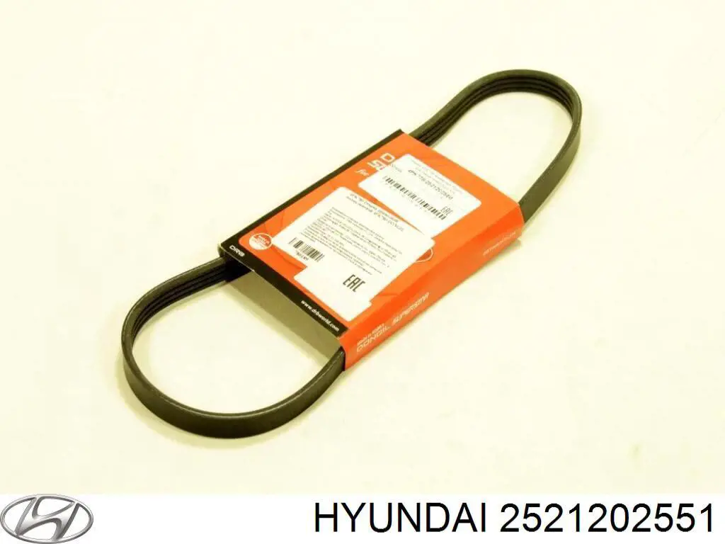 Ремінь кондиціонера Hyundai/Kia 2521202551