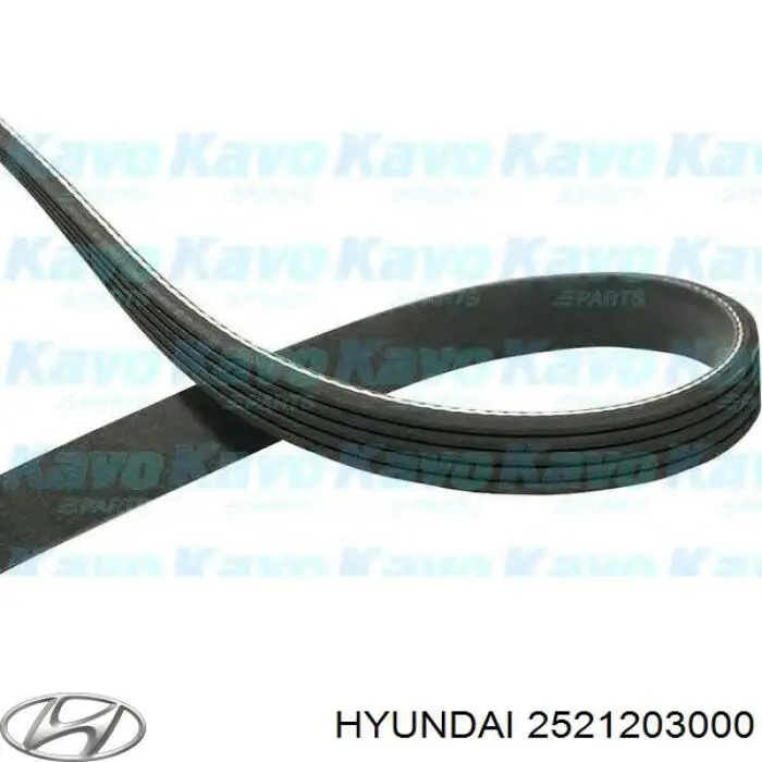 2521203000 Hyundai/Kia ремінь приводний, агрегатів