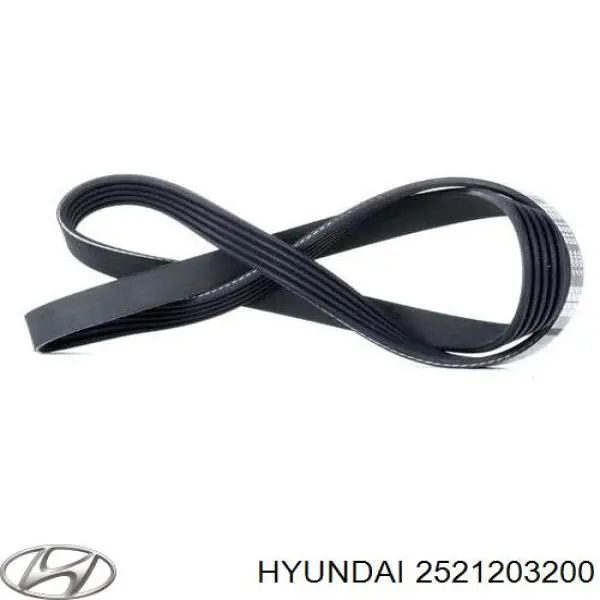 2521203200 Hyundai/Kia ремінь приводний, агрегатів