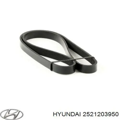 Купити 2521203950 Hyundai/Kia Ремінь генератора