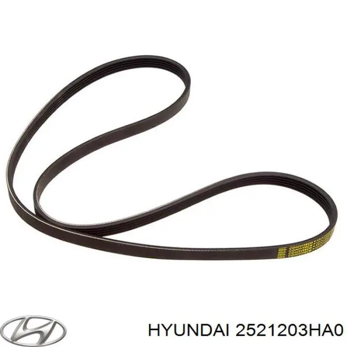 Клиновий ремінь Hyundai/Kia 2521203HA0 ціна, від 24.86 USD