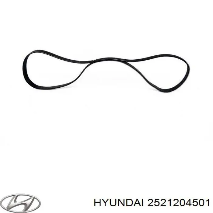 Ремінь приводний, агрегатів 2521204501 Hyundai/Kia