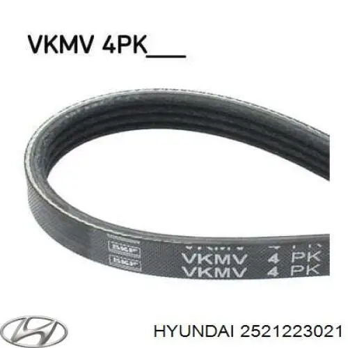 Клиновий ремінь Hyundai/Kia 2521223021 ціна, від 5.27 USD