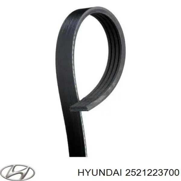 2521223700 Hyundai/Kia ремінь приводний, агрегатів