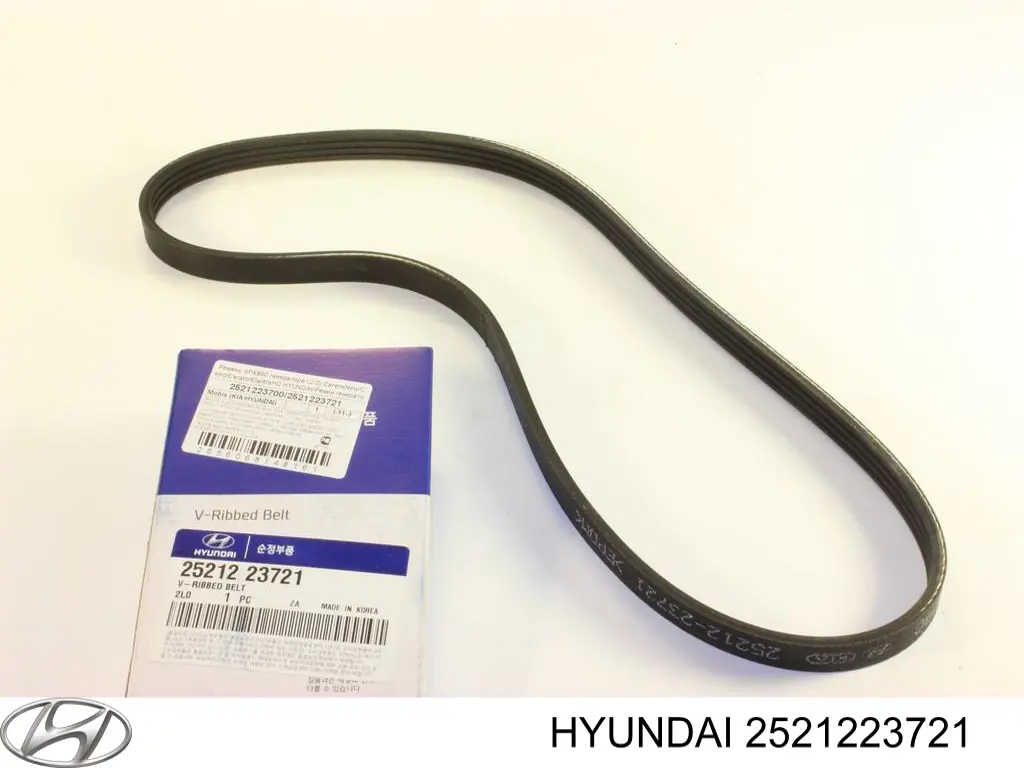 Ремінь генератора 2521223721 Hyundai/Kia