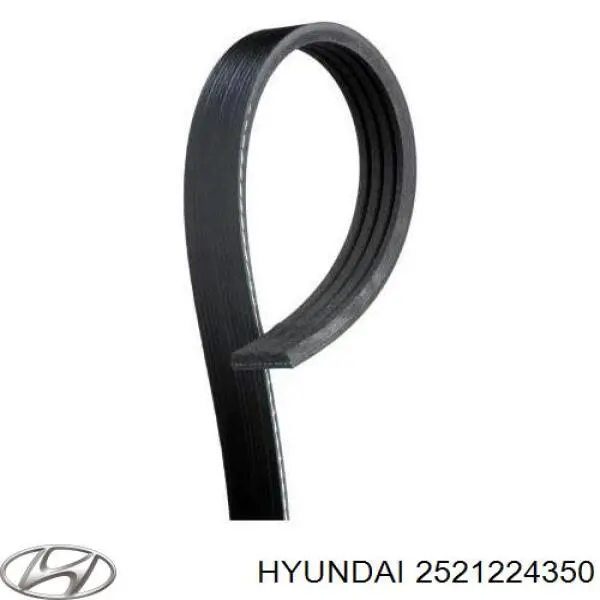 2521224350 Hyundai/Kia ремінь приводний, агрегатів